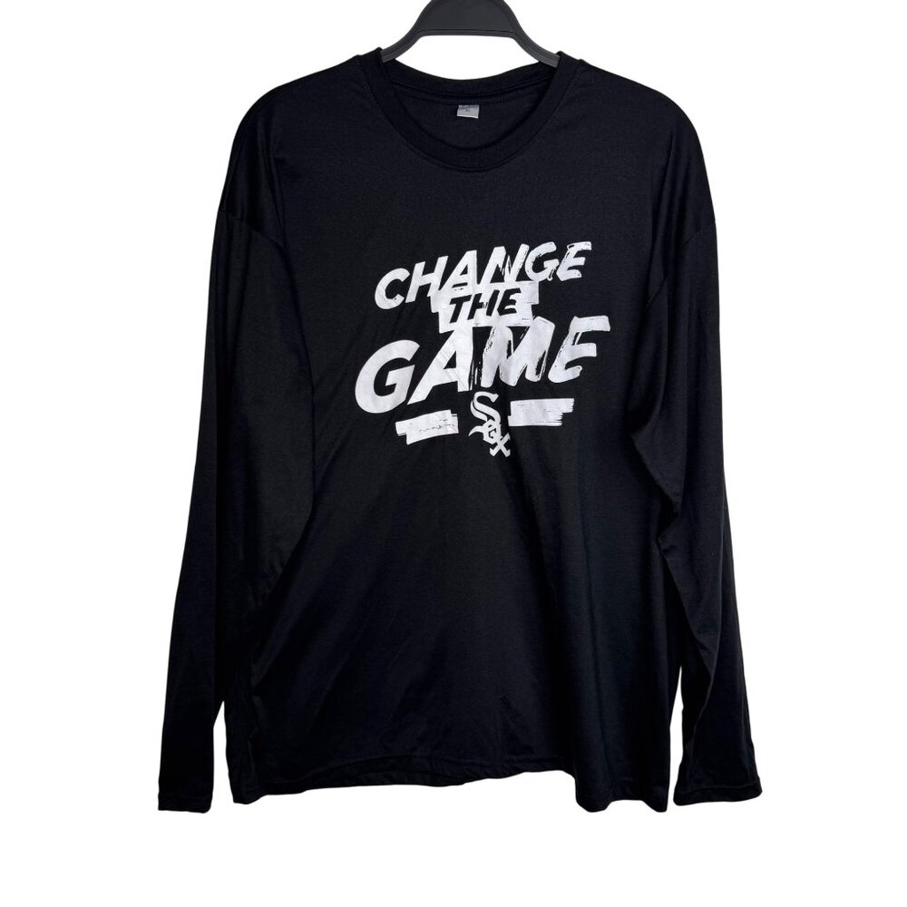 Chicago White‎ Sox Change The Game T-Shirt 2021 SGA Size XL Long Sleeve MLB